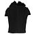 Giacca Biker Sphinx di Rick Owens in Pelle Scamosciata Nera - vista 3