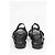 Sandali piatti con cinturini Iris & Ink in pelle nera - vista 11