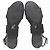 Sandali piatti con cinturini Iris & Ink in pelle nera - vista 6
