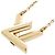 Collana LV Twist M01729 di Louis Vuitton GP GO-14 D'oro Metallico