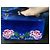 Borsa a mano Gucci GG Marmont Flap in velluto blu - vista 5