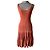 Alaïa Skaterkleid in Ockerbraun Kupfer