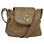 Borsa a Spalla GUCCI in Pelle Marrone Oro Auth ep8554 D'oro