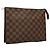 LOUIS VUITTON Pochette da Toilette Damier Ebene Posh 26 N47543 Auth LV BD042