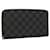 LOUIS VUITTON Damier Graphite Zippy Organizer Long Wallet N63077 Auth 117148SM Damier ebene  ref.2158836