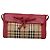 Borsa a spalla Burberry Nova Check PVC rosa beige oro Auth KD447 D'oro - vista 13