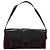 Borsa Gancini in tela e pelle nera argento di Salvatore Ferragamo Auth bs24330 Nero