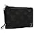 LOUIS VUITTON Damier Challenge Nylon Reversible A4 Pochette M80142 LV Auth KD457 Green  ref.2158896