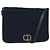 Borsa a spalla in tela Trotter Christian Dior blu navy oro Auth ep8528 D'oro