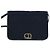 Borsa a spalla in tela Trotter Christian Dior blu navy oro Auth ep8528 D'oro - vista 13