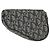 Pochete em lona Trotter Christian Dior azul marinho Auth MX016 - vista 2