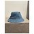 Bucket LOUIS VUITTON Cappelli T.International S Cotone Blu - vista 2