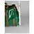 Céline Borsa da viaggio in pelle verniciata vintage Celine Paris verde / marrone - vista 11