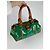 Céline Borsa da viaggio in pelle verniciata vintage Celine Paris verde / marrone - vista 13