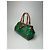 Céline Borsa da viaggio in pelle verniciata vintage Celine Paris verde / marrone - vista 14