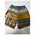 Pantaloncini in seta Versace Temple Multicolore Caramello Turchese - vista 9