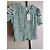 Autre Marque Atelier Dream Bluse Hellgrün Viskose - Ansicht 3