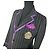 Tailleur pantalone Ralph Lauren gessato y2k Nero Viola scuro - vista 4