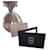 Specchio da borsa Dior Blu navy in cotone