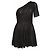 Christopher Kane x Topshop Minikleid mit einer Schulter aus Spitze Größe XL Schwarz