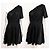 Christopher Kane x Topshop Minikleid mit einer Schulter aus Spitze Größe XL Schwarz - Ansicht 6