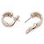 Orecchini a clip Chanel Coco Crush K18PG in oro rosa - vista 3
