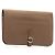 Hermès Portafoglio lungo Hermes Dogon GM in pelle Swift Etoupe argento Grigio - vista 2
