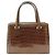Hermès VINTAGE HERMES PULLMAN 26 BRAUNES KROKODILLEDER HANDTASCHE - Ansicht 2