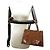 Hermès VINTAGE HERMES PULLMAN 26 BRAUNES KROKODILLEDER HANDTASCHE - Ansicht 7