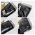 Borsa a tracolla MCM Visetos Small Millie Nera/Grigia Nero Grigio - vista 13