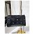 Borsa a tracolla MCM Visetos Small Millie Nera/Grigia Nero Grigio - vista 4