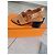Hermès Elbe Sandalen Camel Leder 37 Kamel - Ansicht 5
