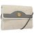 Borsa a spalla in tela a nido d'ape PVC bianca Christian Dior Auth MX224 Bianco