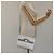 Borsa a spalla in tela a nido d'ape PVC bianca Christian Dior Auth MX224 Bianco - vista 21