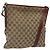 Borsa a Spalla in Tela GG GUCCI Beige Argento 113013 Auth bs24171