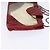 CHANEL Borsa a Spalla Matelassé Catena Vinile Rosso CC Auth MX212 - vista 3
