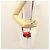 Chloé Funda para Airpods Chloe de cuero rojo y dorado Auth KD394 - vista 21