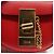 Chloé Funda para Airpods Chloe de cuero rojo y dorado Auth KD394 - vista 8
