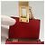 Chloé Funda para Airpods Chloe de cuero rojo y dorado Auth KD394 - vista 9