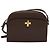 Céline Borsa a Spalla CELINE in Pelle Marrone Dorata Auth KD269 D'oro - vista 13