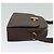 Céline Borsa a Spalla CELINE in Pelle Marrone Dorata Auth KD269 D'oro - vista 4