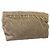 Prada Pochette Velour Beige Auth BD1618