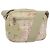 Borsa a spalla CHANEL in tela rosa beige argento CC Auth BD1533