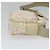 Borsa a spalla CHANEL in tela rosa beige argento CC Auth BD1533 - vista 4