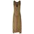 Vestido ajustado dorado Gucci 2005 resort