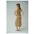Vestido ajustado dorado Gucci 2005 resort - vista 6