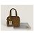 Borsa a mano Chanel con cucitura selvaggia beige - vista 5