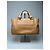 Céline Vintage Celine Paris Lederhandtasche beige Kamel