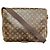 Borsa Messenger Abbesses Monogramma Louis Vuitton Marrone