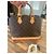 Borsa Louis Vuitton Alma PM Marrone in Tela - vista 5